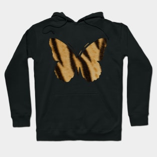 Orange and Black Tiger Butterfly Art Hoodie